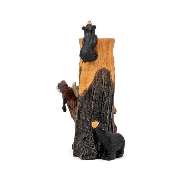 Black bear and Moose Flower Vase by Jeff Fleming Bearfoot bears flowers Rustic - Picture 3 of 5